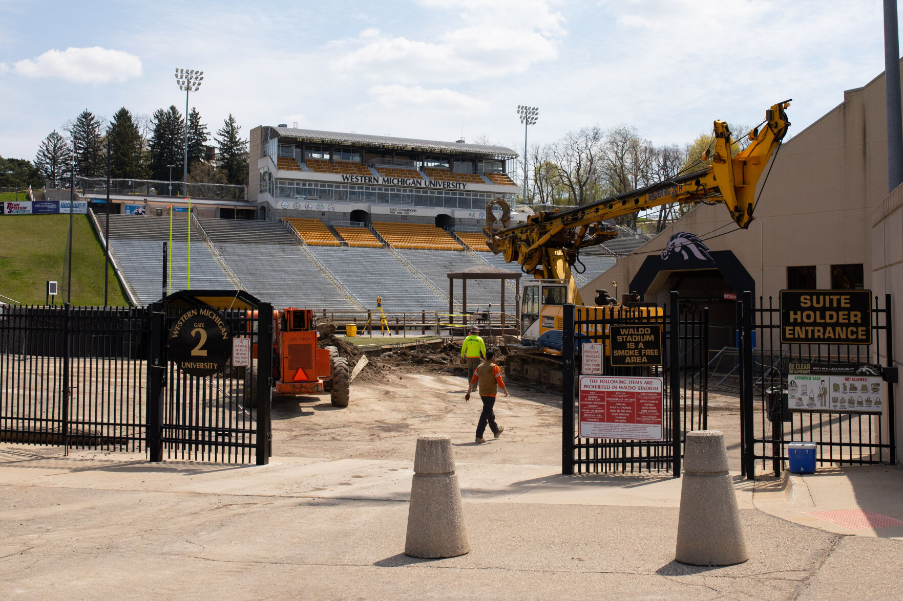 Waldo Stadium Construction